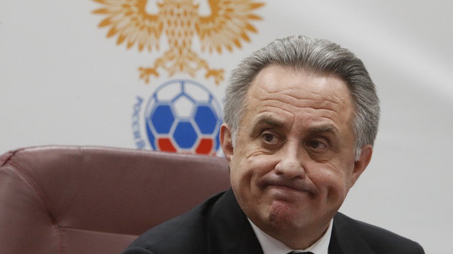 Russian Football Union chief Vitaly Mutko temporarily resigns, appeals lifetime Olympic ban