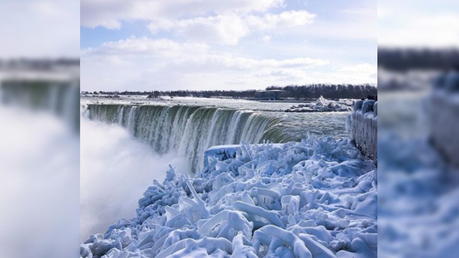 Niagara Falls ‘freezes’ as big chill grips Eastern US (PHOTOS, VIDEO)