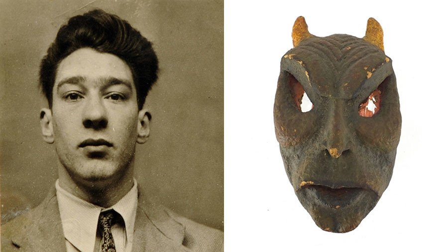 Masks crafted by notorious London gangster Ronnie Kray up for auction 