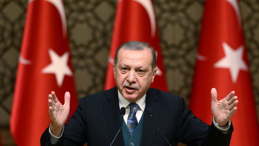 Erdogan accuses journalists of nurturing terrorists in bizarre Paris press conference