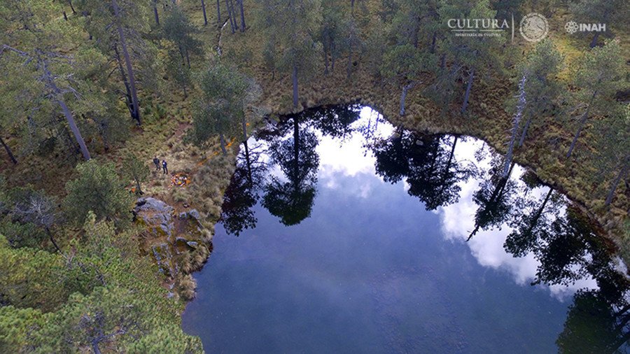 Shrine of the universe carved by ancient Aztecs unearthed under Mexican pond (PHOTOS)