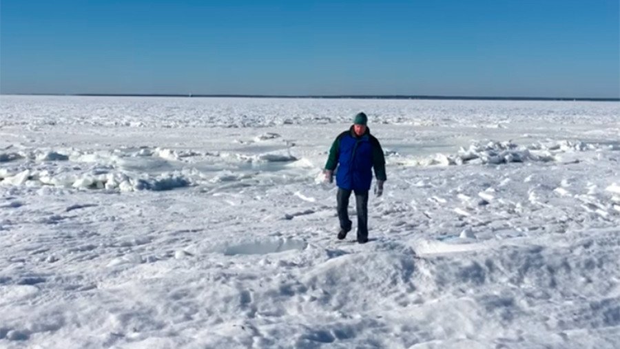 Aftermath of ‘bomb cyclone’ reduces MA bay to frozen wasteland (VIDEOS)