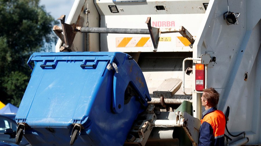 Homeless man asleep in a bin injured after being mistakenly emptied into rubbish truck