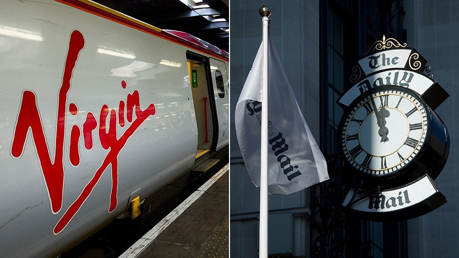 Freedom of speech? Liberal Twitter battle over Virgin Trains ditching the Daily Mail 