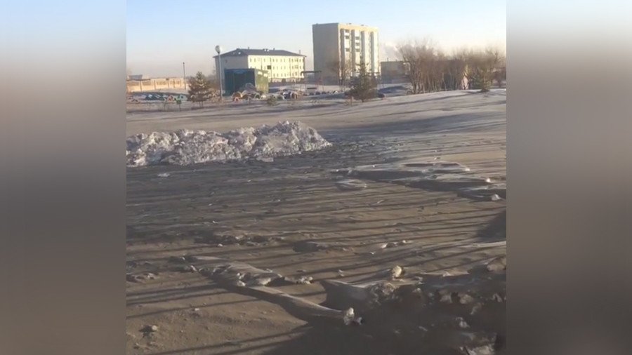 Mysterious ‘black snow’ in Kazakhstan sparks investigation (PHOTOS, VIDEOS)
