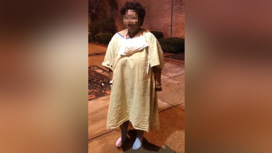 ‘Unthinkable’: Woman in hospital gown left on wintry Baltimore street (VIDEO)