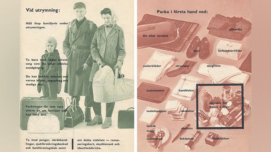Sweden to issue updated 1940s 'war guide' amid threats of terrorism & climate change