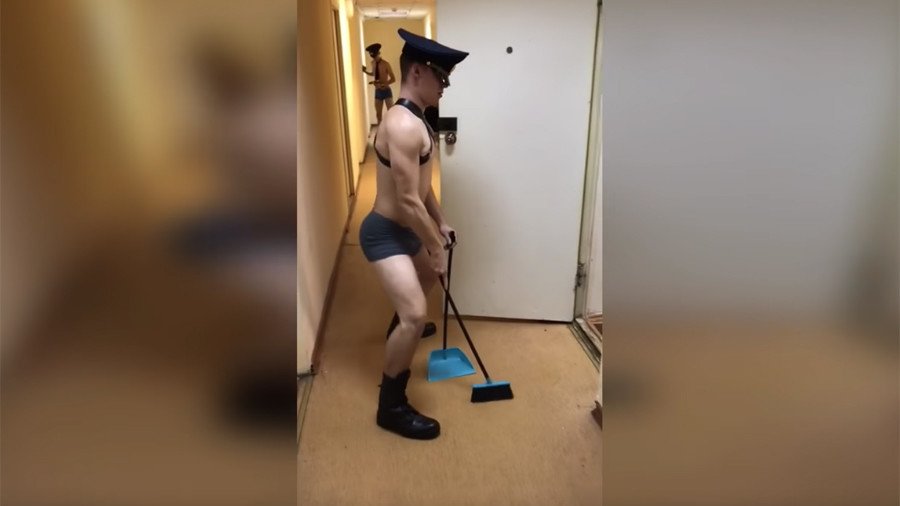 Russian air cadets in hot water after stripping off for music video parody (VIDEO)