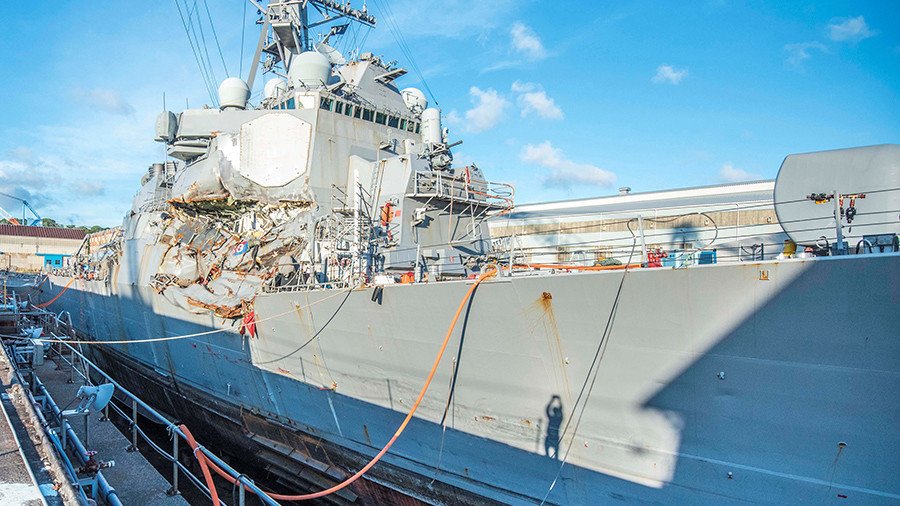 US Navy brings negligent homicide charges against Fitzgerald, McCain ex-commanders