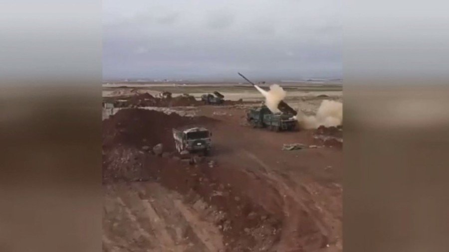 Turkey fires barrage of missiles on Kurdish-held targets in Syria (VIDEO)