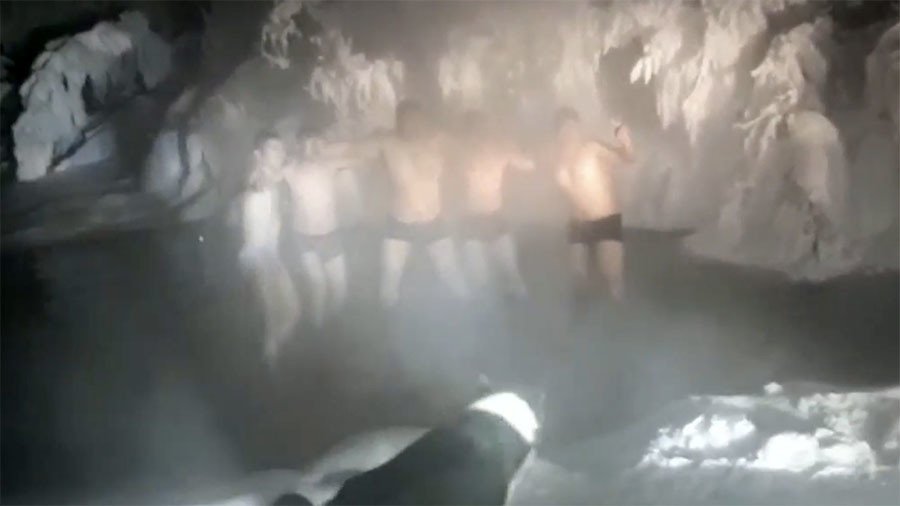Taking a dip at -50C: Chinese tourists brave icy waters in coldest ...