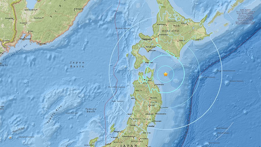 6.3 magnitude earthquake strikes off northern Japan