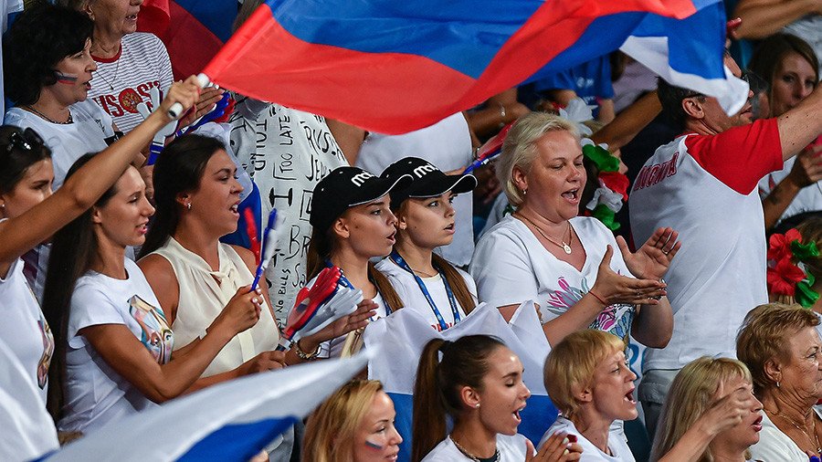 IOC says Russian fan flag-waving ‘cannot be prohibited’ at PyeongChang