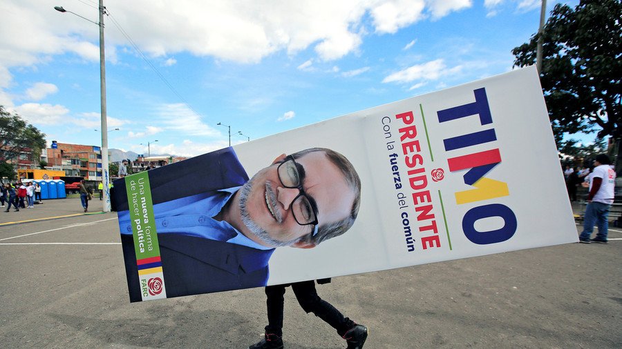 FARC rebels exchange weapons for words in historic Colombian election (VIDEO)