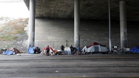 ‘Not near our kids’: Wealthy Californians fight homeless shelters