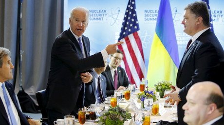 Sanctions & NATO pressure will make Russians look out of ‘deep black hole,’ Biden thinks
