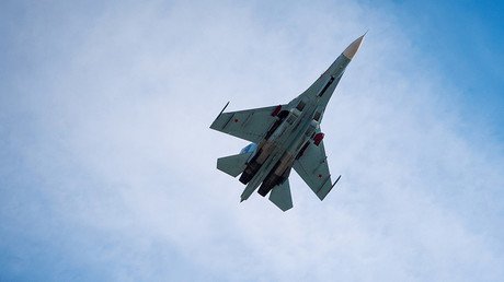 Russian Flanker jet forces US spy plane to change course over Black Sea in ‘safe’ intercept – MoD