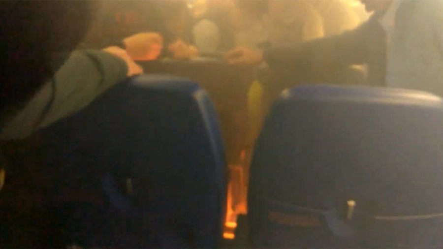 No panic! Russians douse open flame aboard plane after power bank catches fire