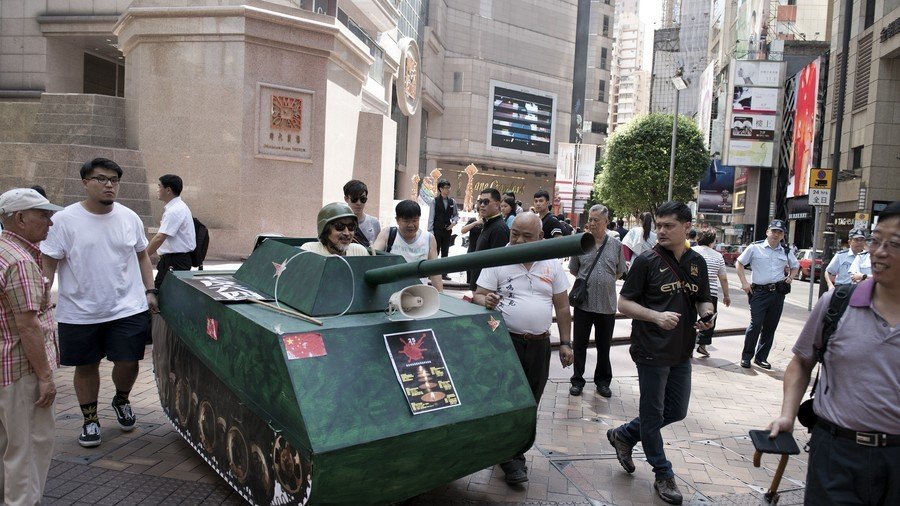 Tanks for nothing: Chinese police seize man’s hand-made battle vehicle (VIDEO)