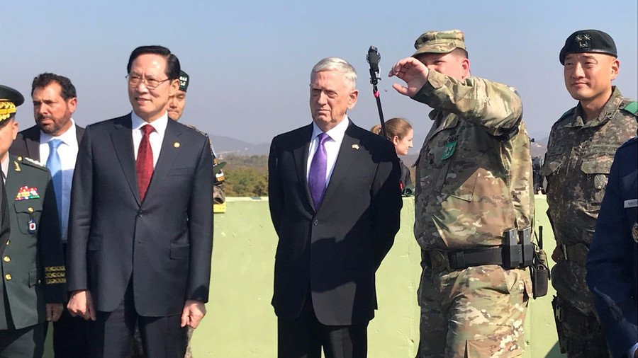 Pentagon chief brushes off thaw between Koreas