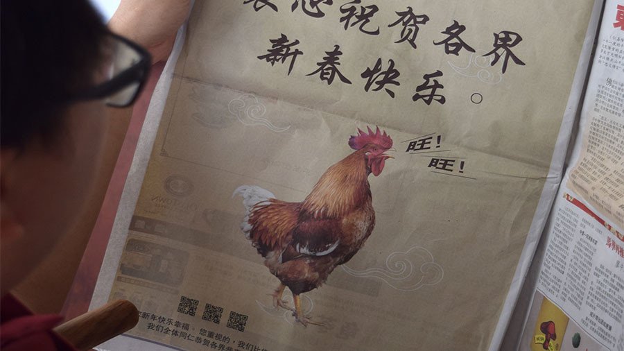 Cock up: Malaysian govt mocked for printing barking rooster in Year of the Dog ad