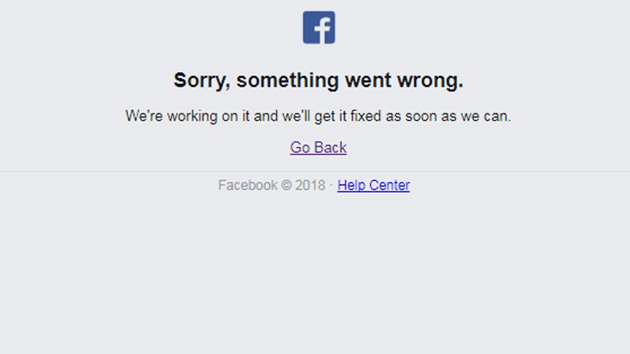 Panic spreads as Facebook suffers brief outage across US, Europe & Asia
