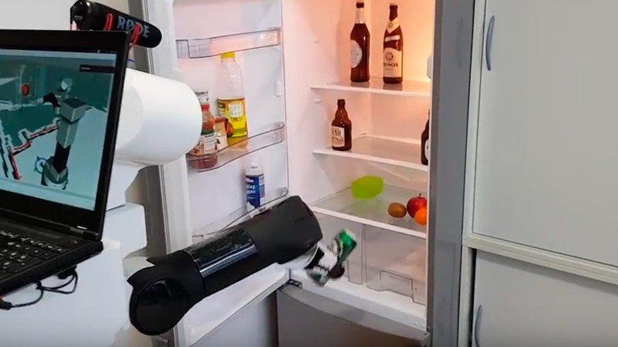 High-tech enabler? Robotic waiter will take your order & fetch beer from fridge (VIDEO)