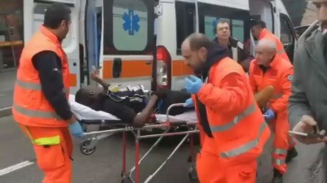 Migrants ‘targeted’ in Italian city shooting spree, man arrested (VIDEO)