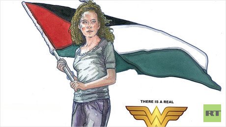 ‘A Real Wonder Woman’: Irish artist on detained teen Palestinian activist (VIDEO)