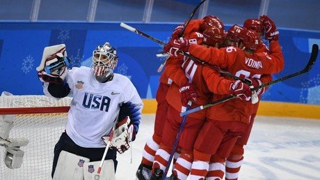 Russian men’s hockey squad trounces US 4-0 in Pyeongchang