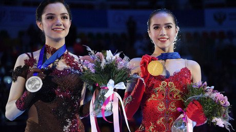 Russian figure skating star Medvedeva makes debut as TV host