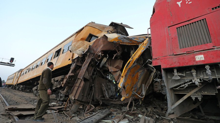 Passenger trains collide in Egypt, at least 12 dead – local reports  