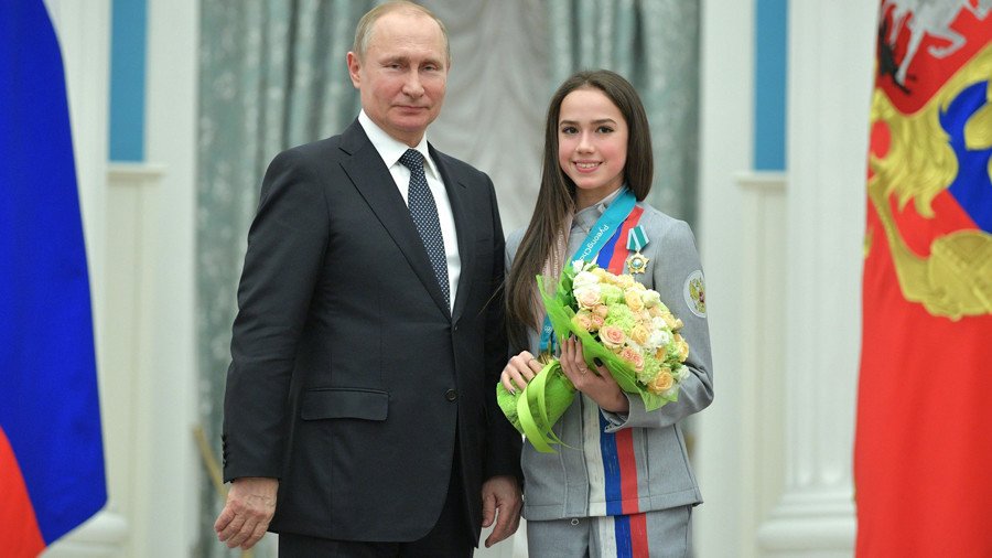 ‘I’d give Putin skating masterclass!’ Golden girl Zagitova ready to coach Russian president