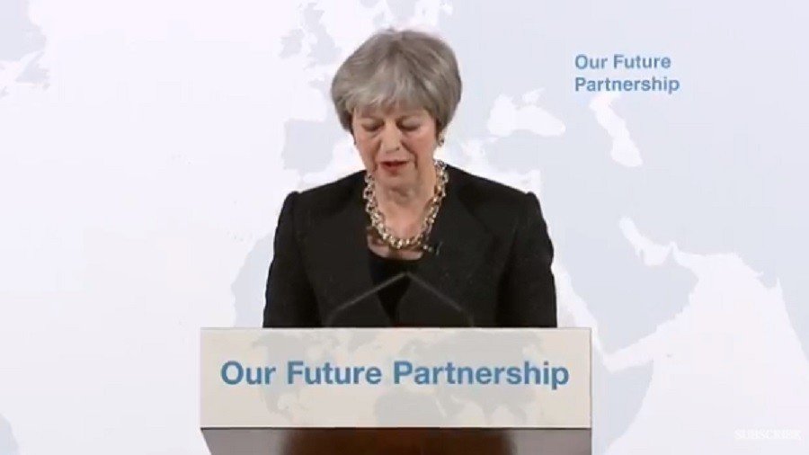 ‘Get on with it!’ Theresa May fires warning shot at Brussels in major Brexit speech 