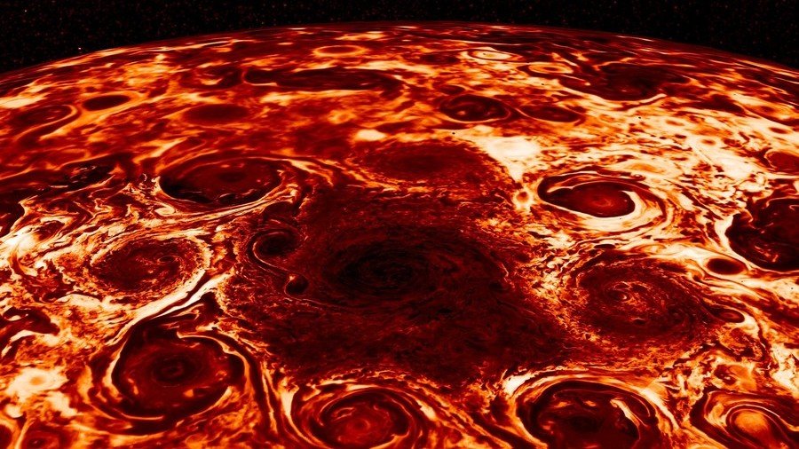Pizza planet? NASA’s striking new Jupiter images detail gas planet cyclones (PHOTOS, VIDEO)