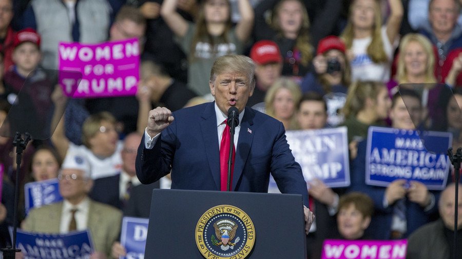 ‘Keep America Great!’ Trump unveils re-election slogan, says was joking about ‘lifelong presidency’