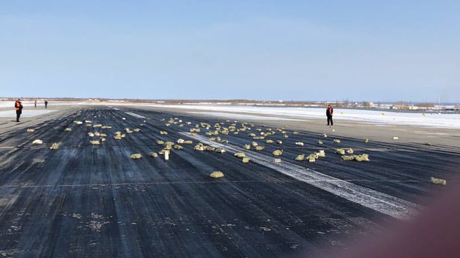 Tons of gold fall from sky in Russian cargo plane blunder (VIDEO, PHOTOS)