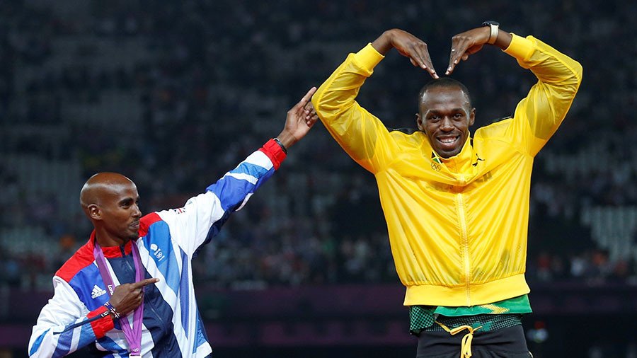 Olympic champions Mo Farah & Usain Bolt to face off in UNICEF Soccer Aid match