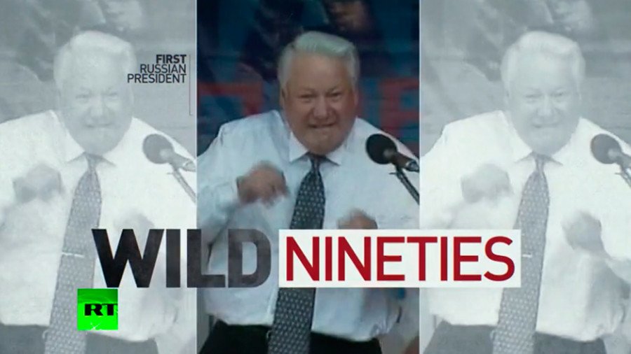 Kidnappings, pop concerts & vodka ads: Russia’s presidential hopefuls in ‘the wild ‘90s’ (VIDEO)