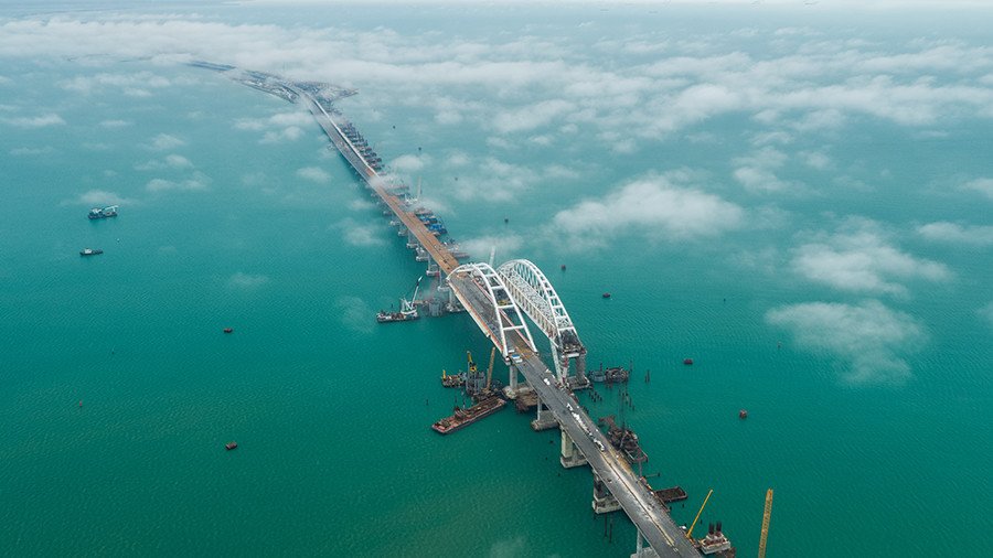 Crimean bridge will open to car traffic in May, well ahead of schedule 