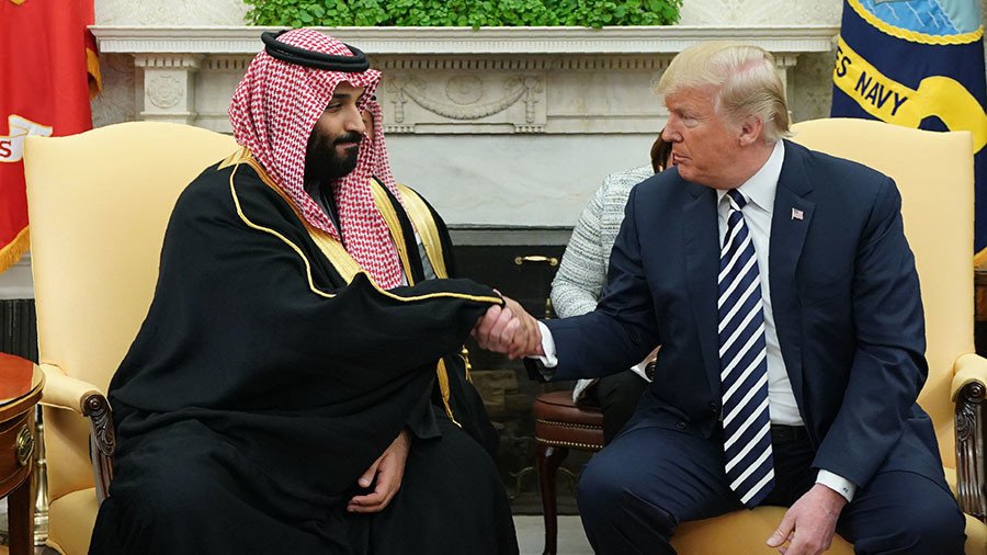Trump assailed for phoning Putin, but feting blood-soaked Saudi dictator is OK