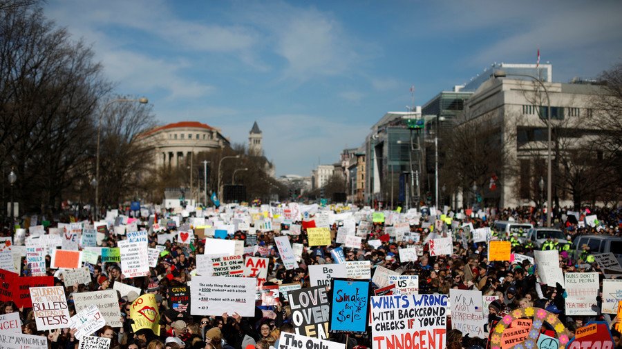 Thousands take to the streets in ‘March For Our Lives’ gun control rallies (PHOTOS, VIDEOS)