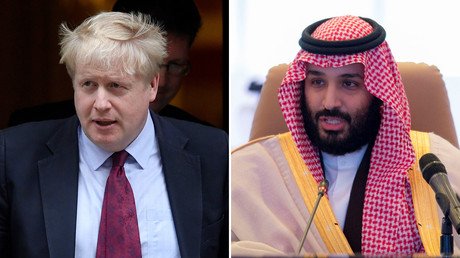 ‘UK makes light sabers, Russia makes Novichok,’ Johnson brags – but what about Saudi weapons sales? 