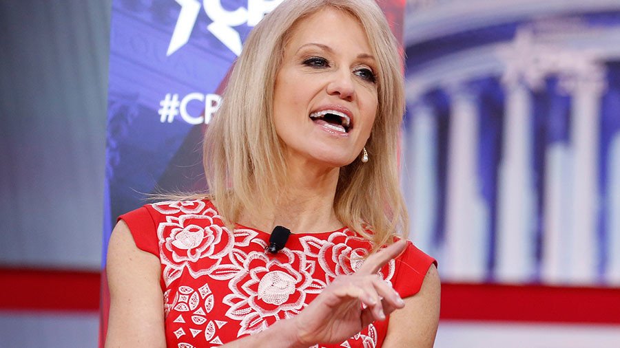 Kellyanne Conway denies claim she is White House’s ‘number-one leaker’