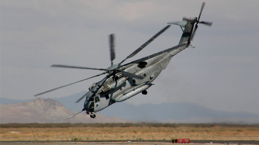 4 crew ‘presumed dead’ after largest US helicopter CH-53E crashes on training mission in California