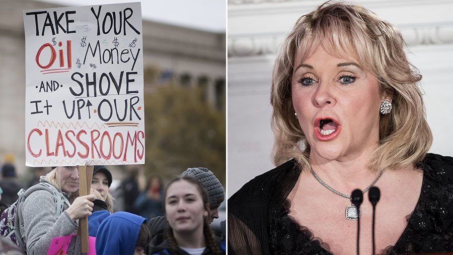 Teachers striking over pay rise like ‘a teenager wanting a better car’ – Oklahoma governor