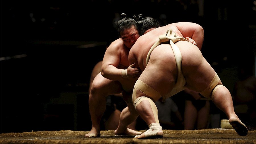 Sumo stokes controversy as ‘ritually unclean’ female medics banished from ‘sacred’ ring
