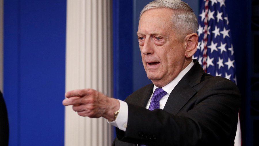 US not ruling out military action against Syria after reports of chemical weapons use – Mattis