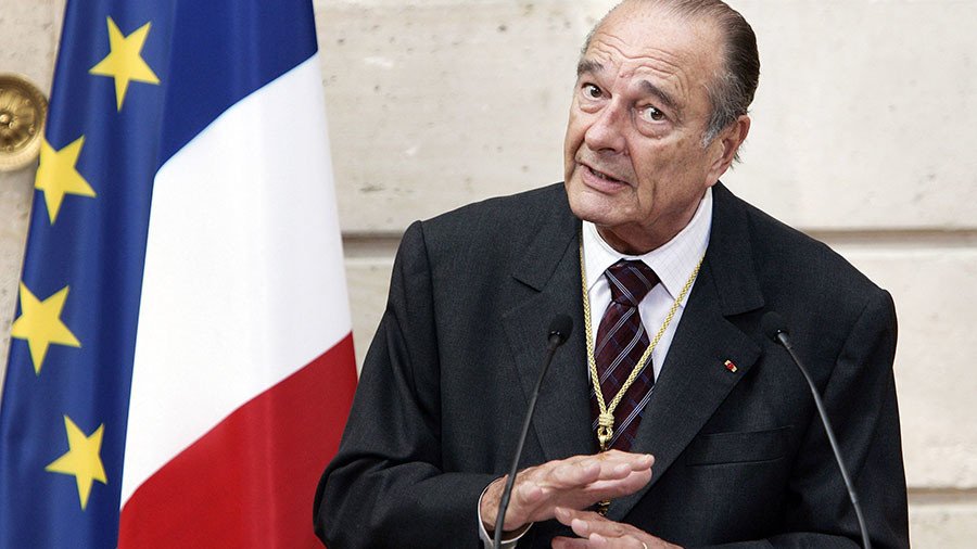 Fashion statement: Paris refugees wearing clothes of former French president Chirac