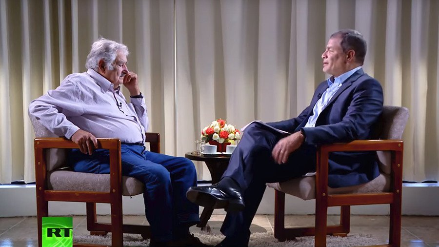 Global community, not global market: Rafael Correa and Jose Mujica discuss perils of globalization